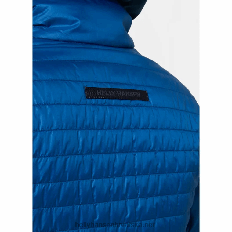 J0HV1683 ženska crvena bijelo-plava flis hibridna jakna žene Helly-Hansen crno