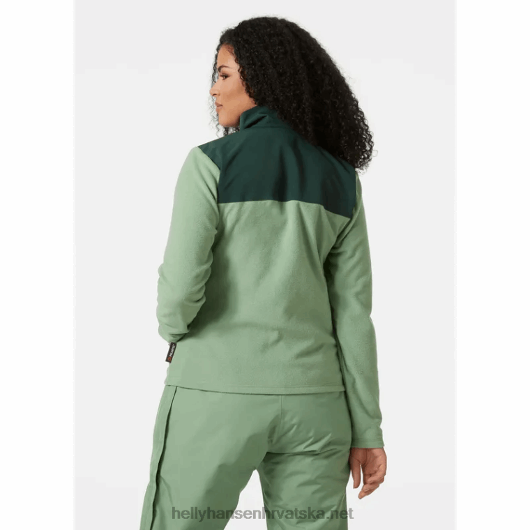 J0HV1691 ženska jakna od blok flisa žene Helly-Hansen terakota