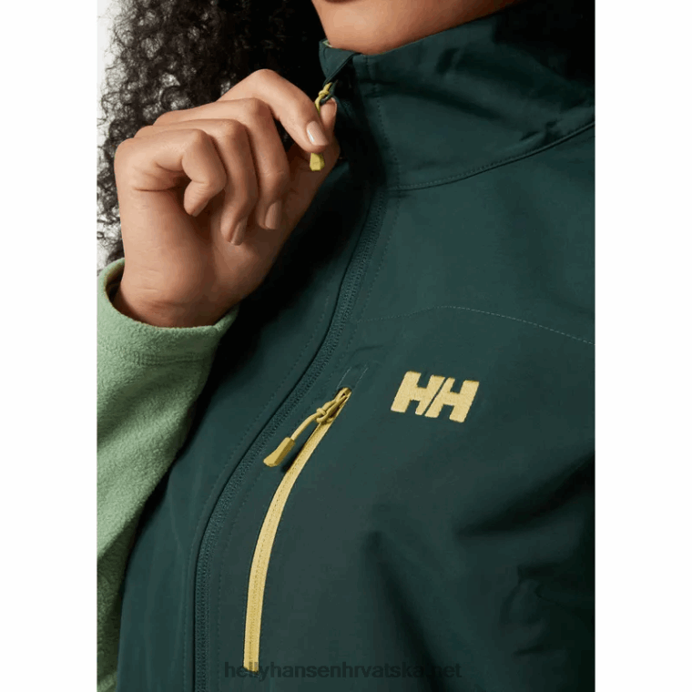 J0HV1691 ženska jakna od blok flisa žene Helly-Hansen terakota