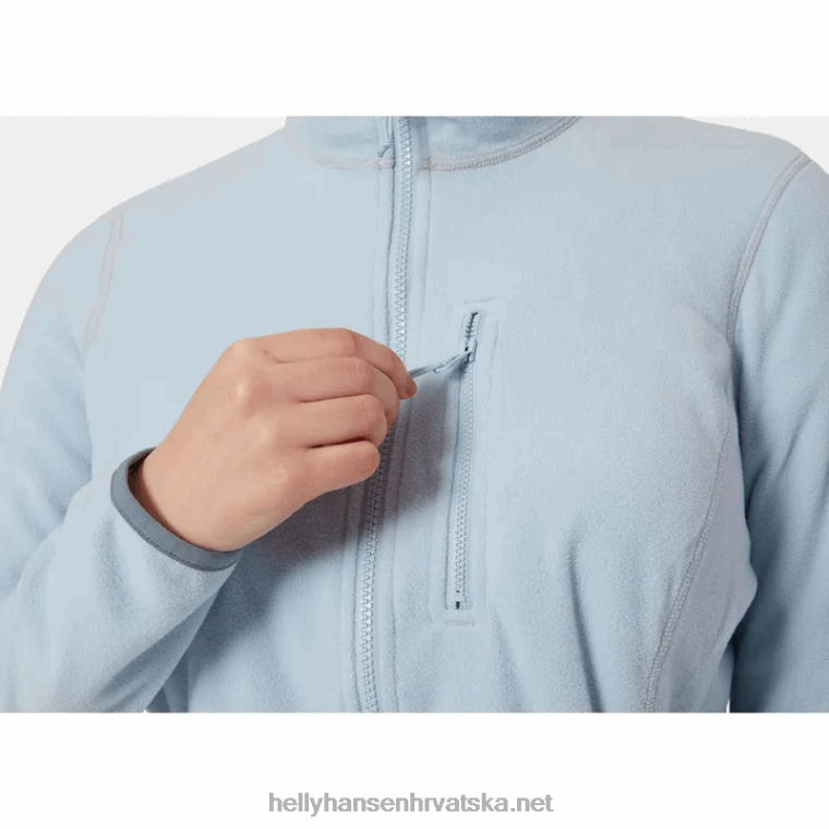 J0HV1695 w sumračna jakna od flisa žene Helly-Hansen snijeg