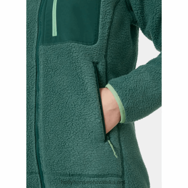 J0HV1701 ženska jakna od flisa s carskim florom žene Helly-Hansen mornarica