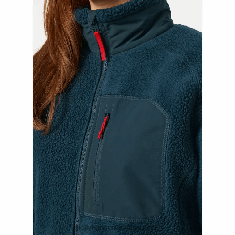 J0HV1702 ženska jakna od flisa s carskim florom žene Helly-Hansen najtamniji spr