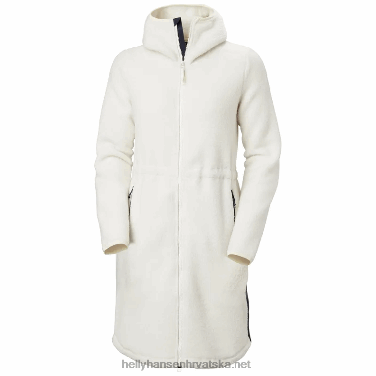 J0HV2677 ženska srednjeslojna jakna od flisa s dugim florom imperial žene Helly-Hansen krem/crna