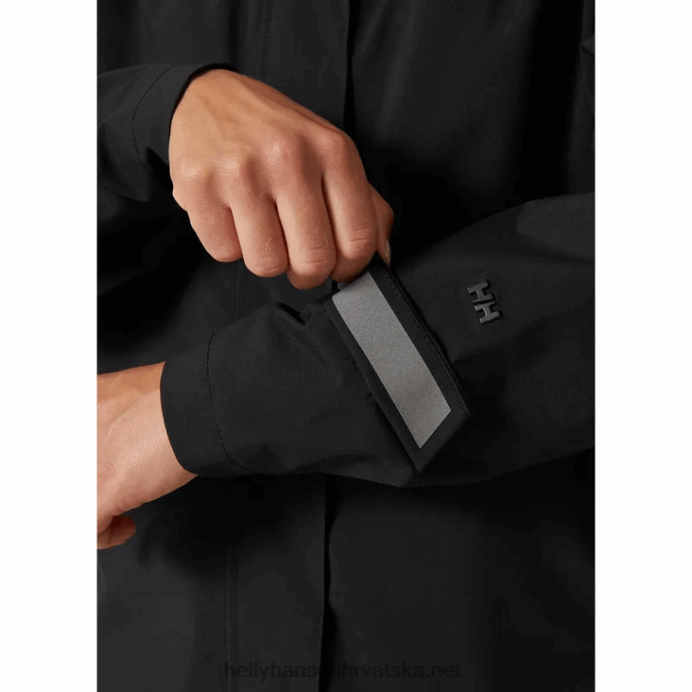 J0HV2231 ženska kabanica sanna žene Helly-Hansen crno