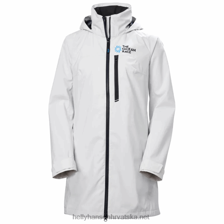 J0HV2802 ženski dugi kaput za jedrenje ocean race žene Helly-Hansen mornarica