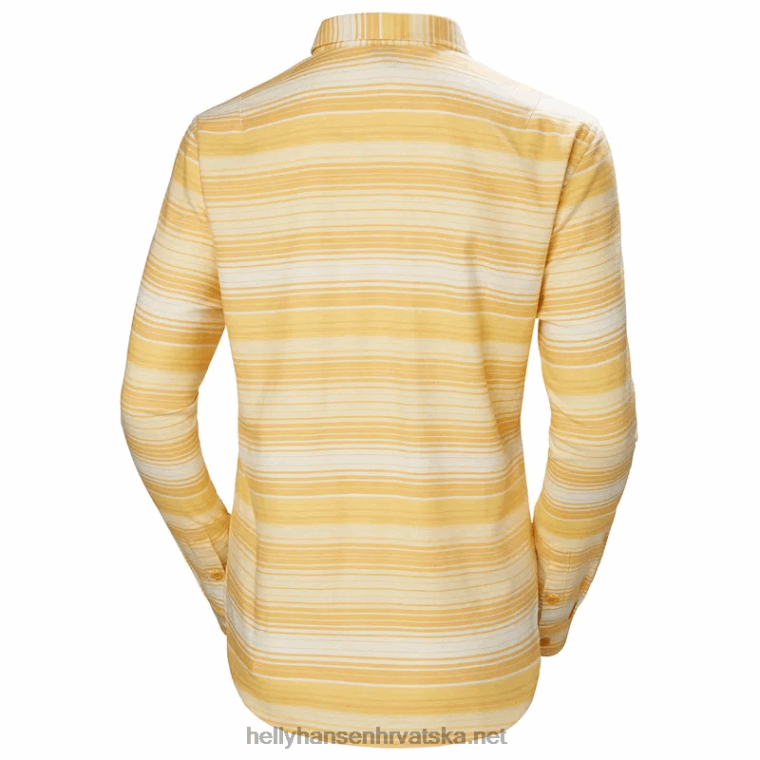 J0HV2024 ženska lokka organska flanelska košulja dugih rukava žene Helly-Hansen mornarska pruga