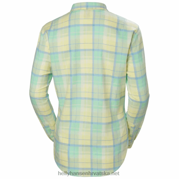 J0HV2025 ženska lokka organska flanelska košulja dugih rukava žene Helly-Hansen medovina patter