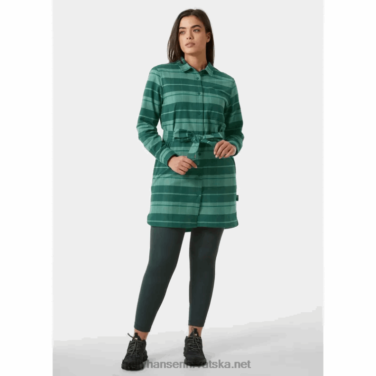 J0HV2032 ženska košulja od organskog flanela žene Helly-Hansen ocean