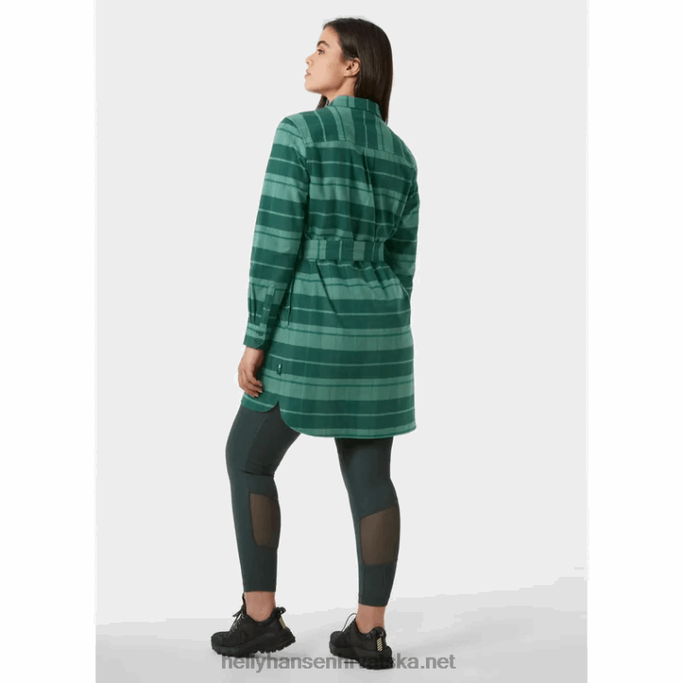 J0HV2032 ženska košulja od organskog flanela žene Helly-Hansen ocean