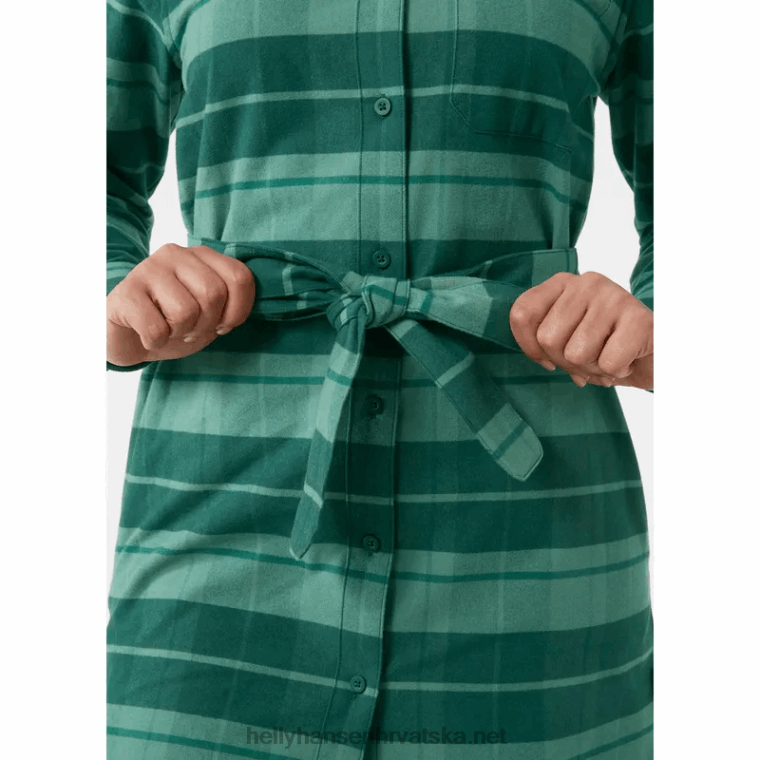 J0HV2032 ženska košulja od organskog flanela žene Helly-Hansen ocean