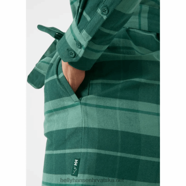 J0HV2032 ženska košulja od organskog flanela žene Helly-Hansen ocean