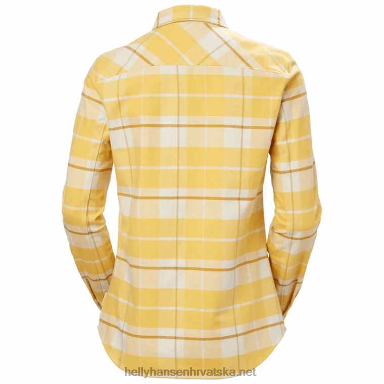 J0HV2035 ženska klasična karirana košulja dugih rukava žene Helly-Hansen bijela