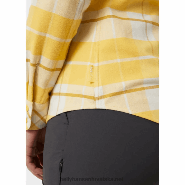 J0HV2035 ženska klasična karirana košulja dugih rukava žene Helly-Hansen bijela