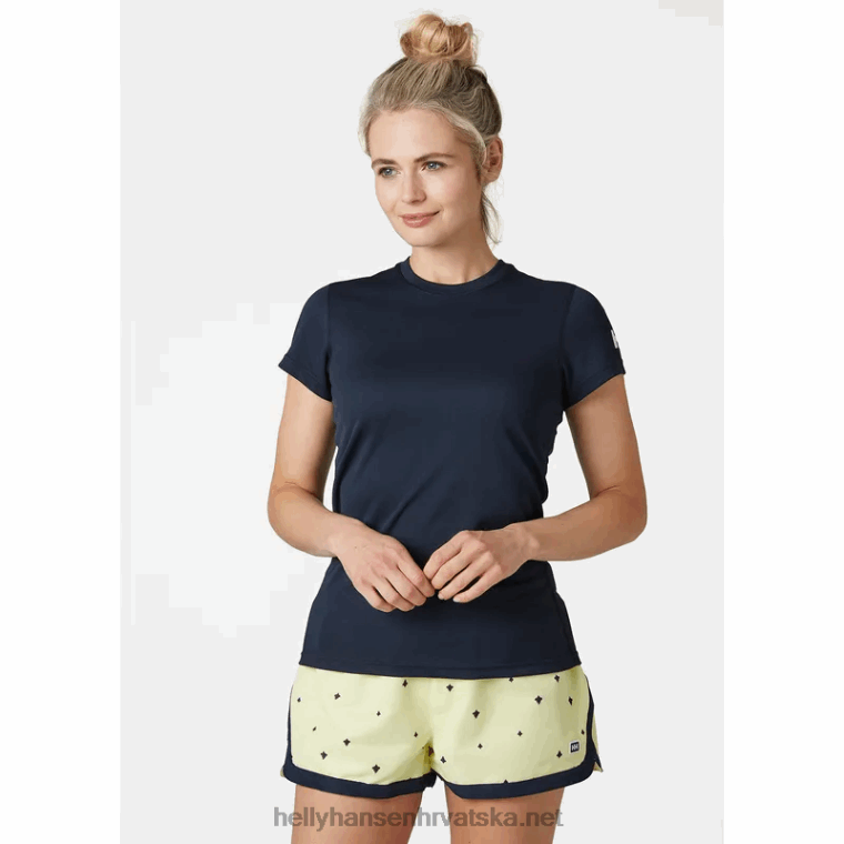 J0HV1936 ženska hh tech majica žene Helly-Hansen ebanovina