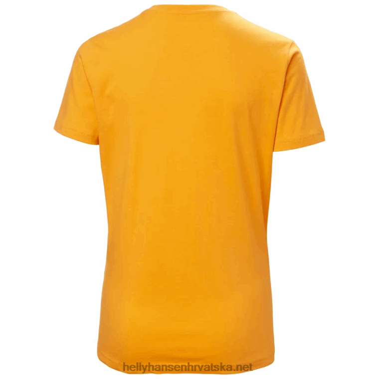 J0HV1942 ženska majica s logom hh žene Helly-Hansen mornarica