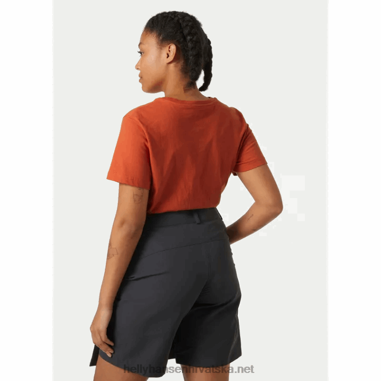 J0HV1943 ženska majica s logom hh žene Helly-Hansen saće