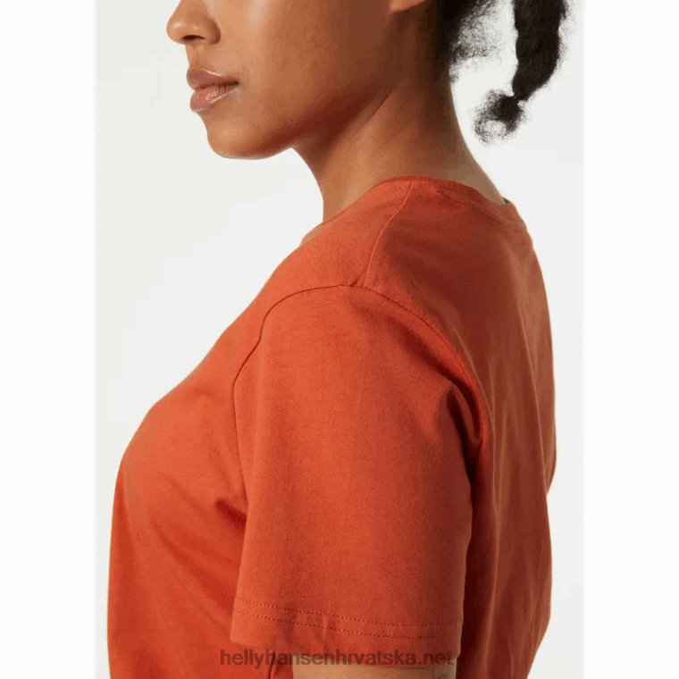 J0HV1943 ženska majica s logom hh žene Helly-Hansen saće