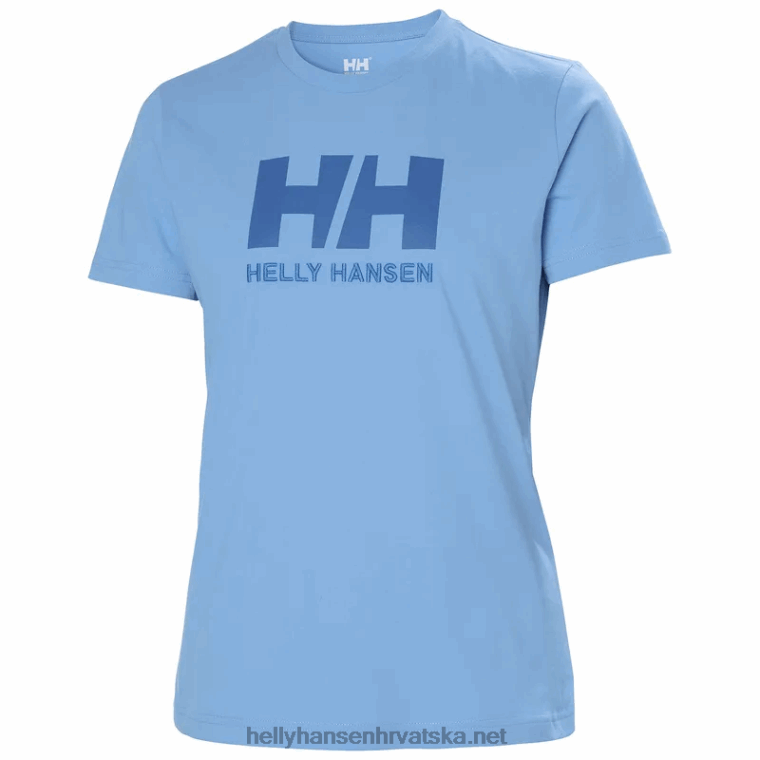 J0HV1945 ženska majica s logom hh žene Helly-Hansen metvica