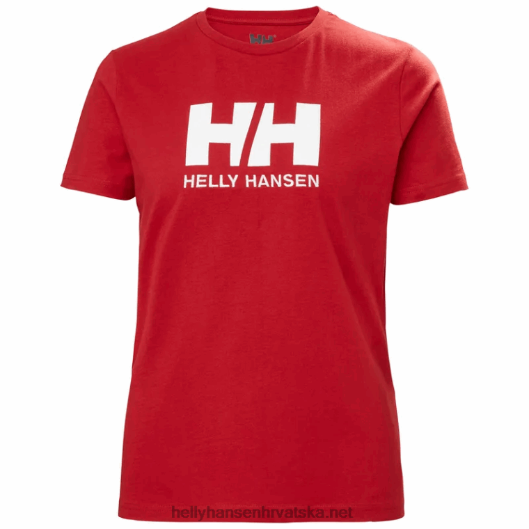 J0HV1948 ženska majica s logom hh žene Helly-Hansen bijela