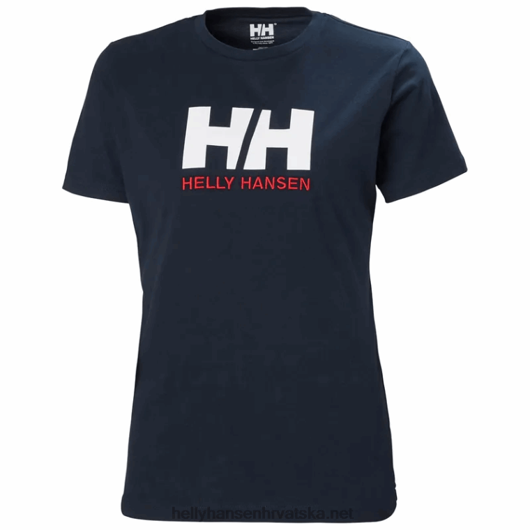 J0HV1950 ženska majica s logom hh žene Helly-Hansen nimbus clou
