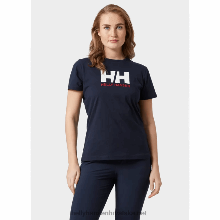 J0HV1950 ženska majica s logom hh žene Helly-Hansen nimbus clou