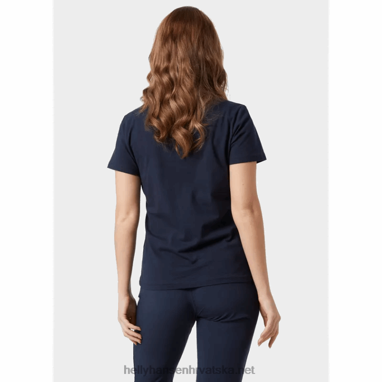 J0HV1950 ženska majica s logom hh žene Helly-Hansen nimbus clou