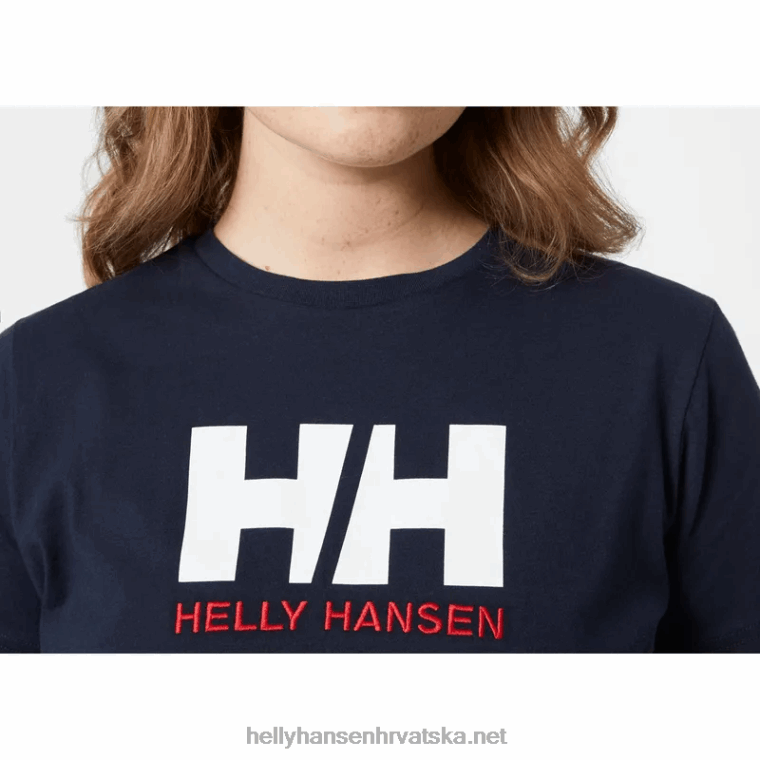 J0HV1950 ženska majica s logom hh žene Helly-Hansen nimbus clou