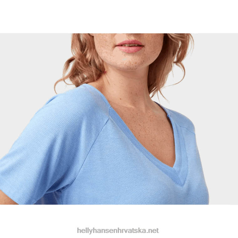 J0HV1951 ženska brzosušeća majica sa sirenom žene Helly-Hansen mornarica