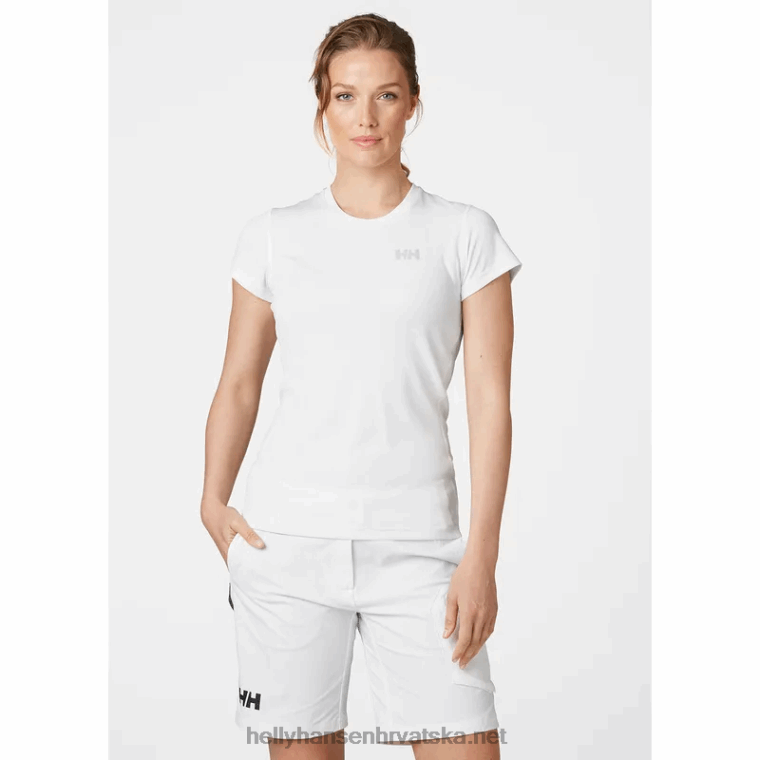 J0HV1977 ženska hh lifa active solen majica žene Helly-Hansen lav zeleno