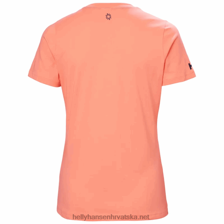 J0HV1985 ženska ocean race majica kratkih rukava žene Helly-Hansen bijela iv