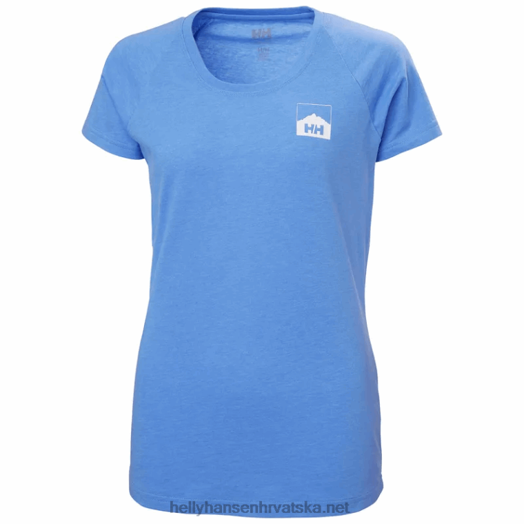 J0HV1992 ženska majica kratkih rukava Nord graphic drop žene Helly-Hansen bijela