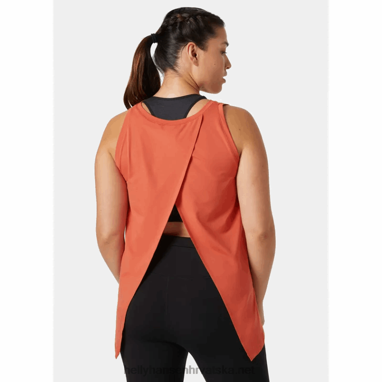 J0HV1997 ženska majica bez rukava s podijeljenim leđima u tehnologiji žene Helly-Hansen mornarica