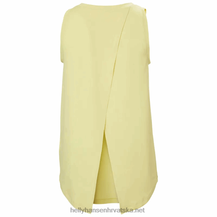 J0HV1998 ženska majica bez rukava s podijeljenim leđima u tehnologiji žene Helly-Hansen terakota