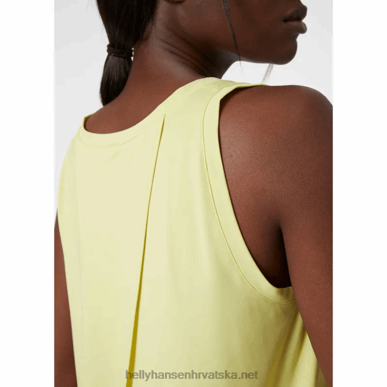 J0HV1998 ženska majica bez rukava s podijeljenim leđima u tehnologiji žene Helly-Hansen terakota