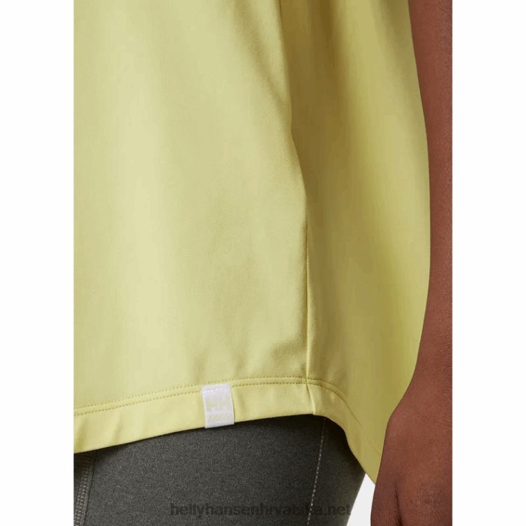 J0HV1998 ženska majica bez rukava s podijeljenim leđima u tehnologiji žene Helly-Hansen terakota