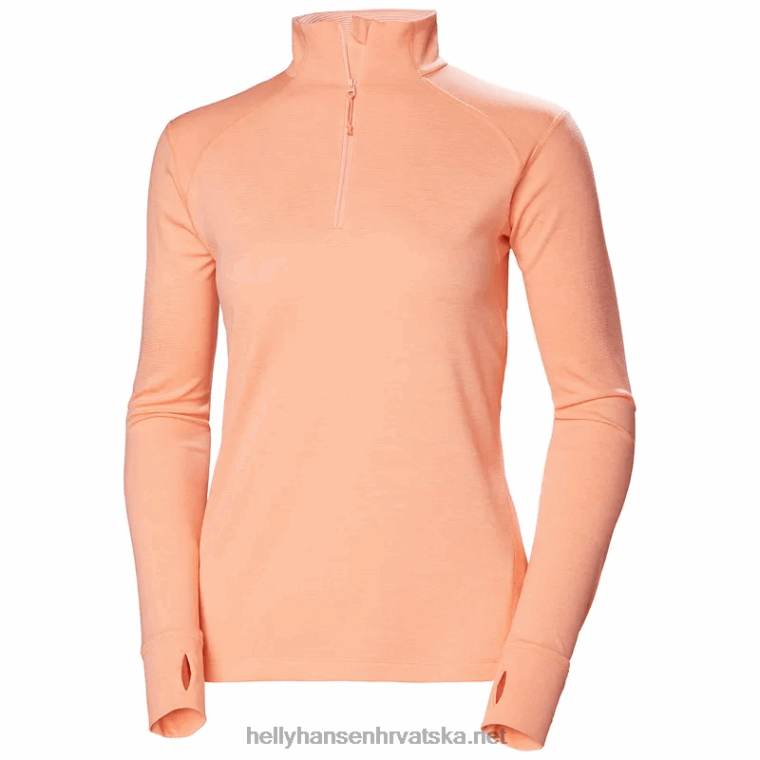 J0HV2203 ženska majica kratkih rukava lifa tech lite 1/2 zip žene Helly-Hansen žad esra