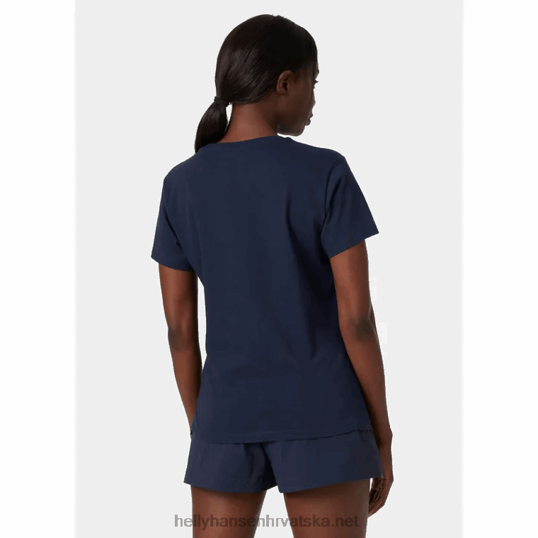 J0HV2209 w f2f majica od organskog pamuka 2.0 žene Helly-Hansen ružičasti kvarc