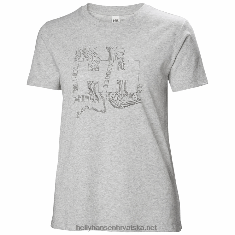 J0HV2216 ženska majica s logotipom hh tech žene Helly-Hansen metvica