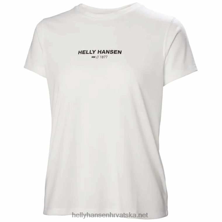 J0HV2239 ženska atraktivna majica žene Helly-Hansen žuta krea