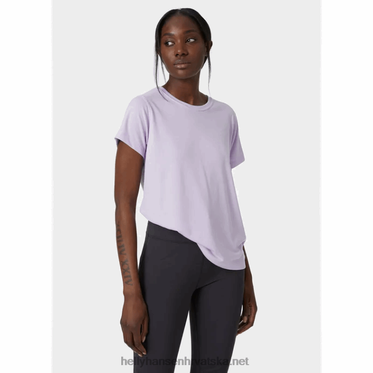 J0HV2699 ženska aktivna majica 2.0 žene Helly-Hansen ružin dim