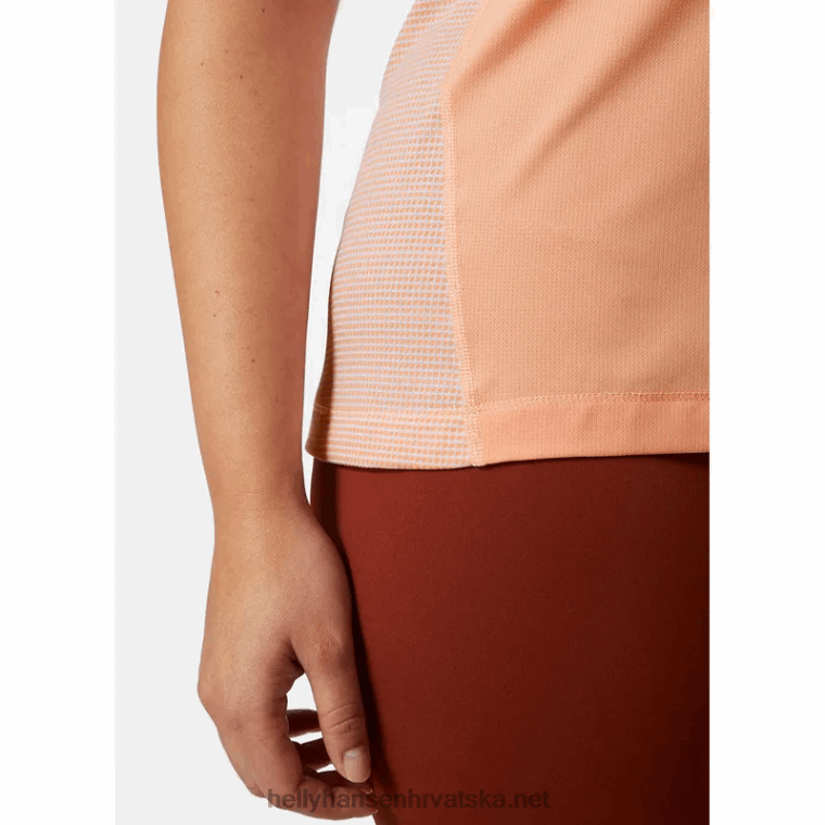 J0HV2702 ženska tech trail majica žene Helly-Hansen bijelo crno