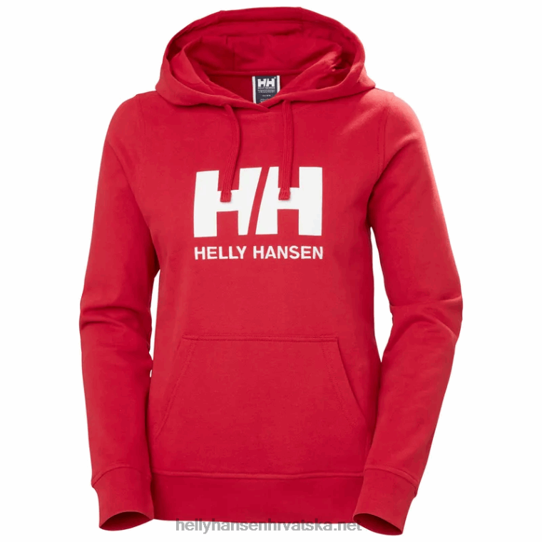 J0HV1894 ženska majica s kapuljačom hh logo žene Helly-Hansen bijela
