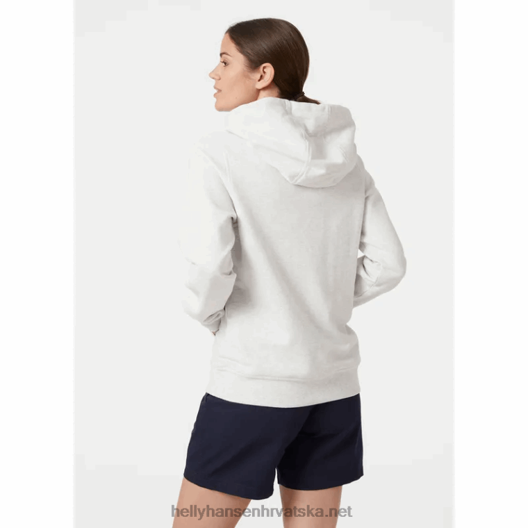 J0HV1895 ženska majica s kapuljačom hh logo žene Helly-Hansen Crvena