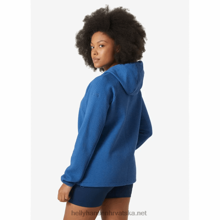 J0HV1911 ženska atraktivna majica s patentnim zatvaračem žene Helly-Hansen mornarska pruga