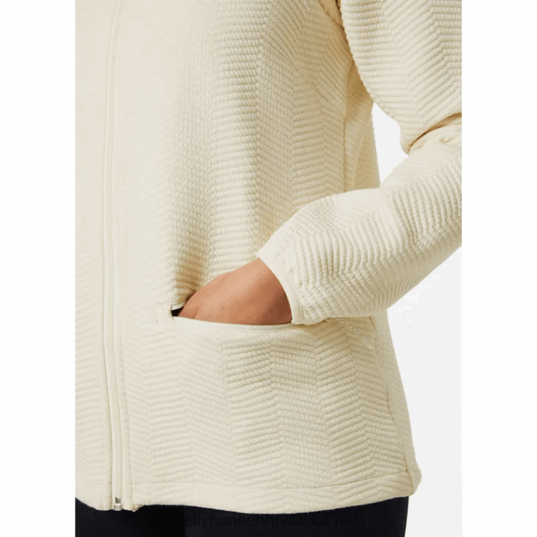 J0HV1912 ženska atraktivna majica s patentnim zatvaračem žene Helly-Hansen azurit