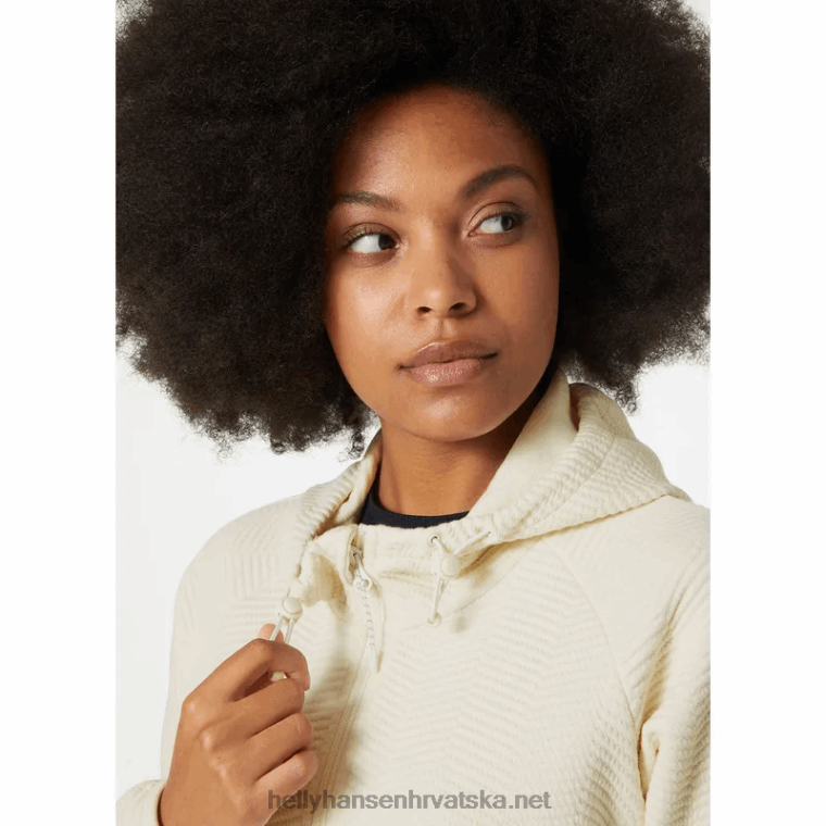 J0HV1912 ženska atraktivna majica s patentnim zatvaračem žene Helly-Hansen azurit