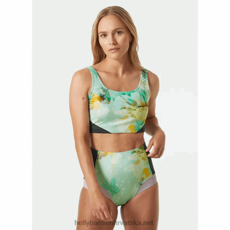 J0HV2013 ženski hidroelektrični gornji dio bikinija žene Helly-Hansen terakota