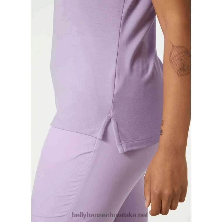 J0HV2016 ženska sirena brzo sušeći polo žene Helly-Hansen terakota