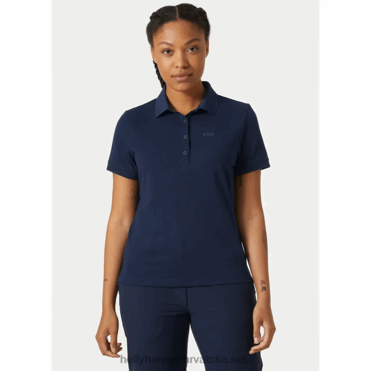 J0HV2018 ženska sirena brzo sušeći polo žene Helly-Hansen bijela