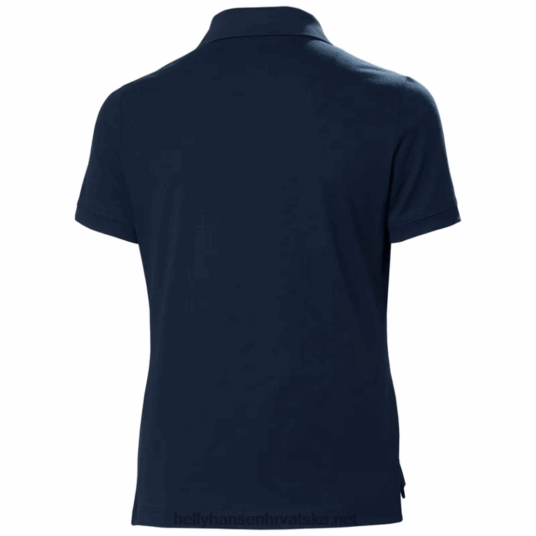 J0HV2018 ženska sirena brzo sušeći polo žene Helly-Hansen bijela